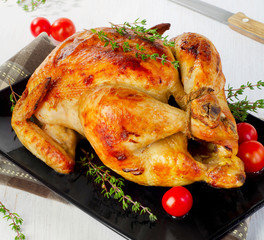 Roasted chicken
