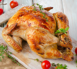 Roasted chicken