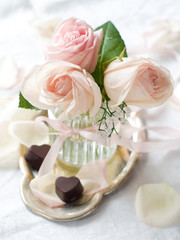 Cream roses