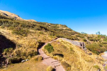 Tambomachay -archaeological site in Peru, near Cuzco