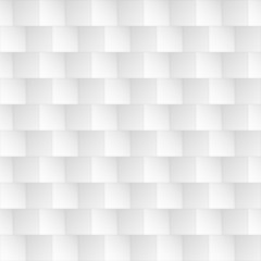 Abstract white seamless geometric pattern, texture