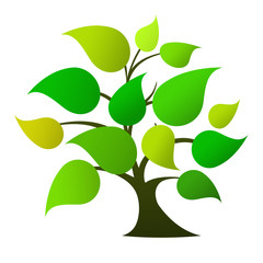 Tree logo (green)