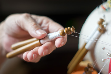 Bobbin lace, traditional handicrafts