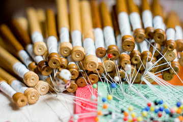 Bobbin lace, traditional handicrafts