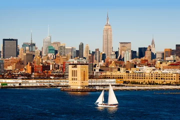Foto auf Acrylglas New York City and the Hudson River © sumnersgraphicsinc