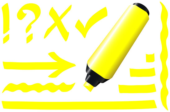 Fluorescent Marker Yellow