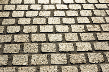 background of paving stone bricks