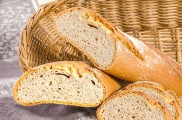 Brotlaib im Brotkorb 9