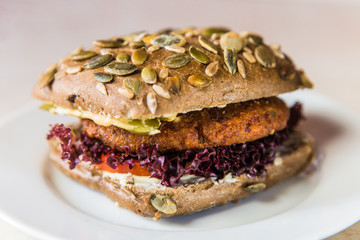 vegetarian hamburger