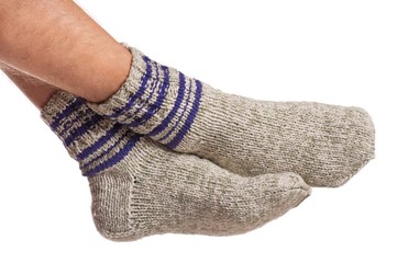 Knitted socks