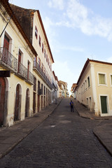 Fototapeta na wymiar Tradycyjny brazylijski Colonial Village Architektura w Sao Luis
