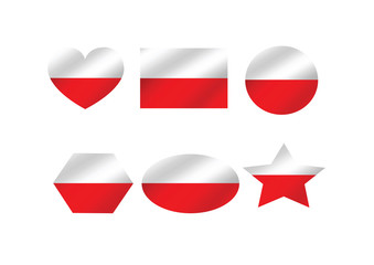 National flag of Poland themes idea design