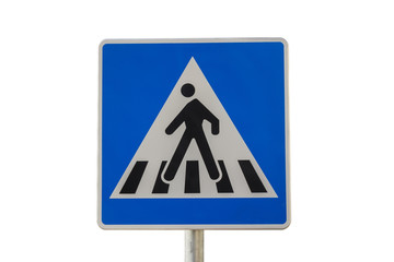 Traffic sign for pedestrian crossing 3