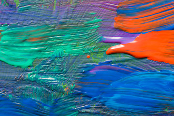 Abstract art backgrounds. Hand-painted background. SELF MADE.