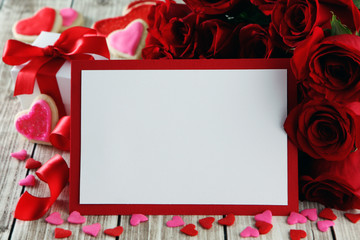 card with roses - 59993469