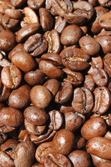 Kaffeebohnen-Hintergrund, Hochformat