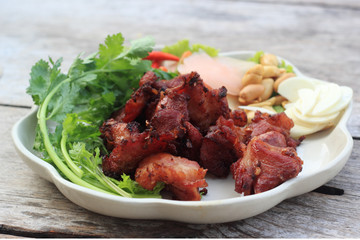 Deep fried Fermented pork rib