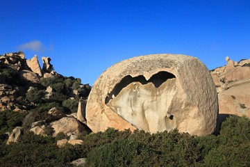 Unusual rock at Notre Dame de la Serra
