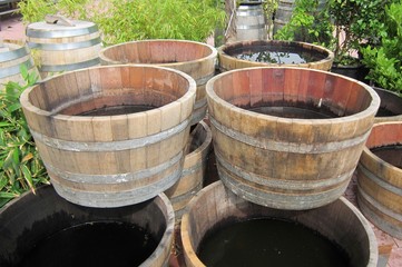 wooden tub