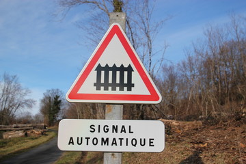 Panneau de signalisation routier,