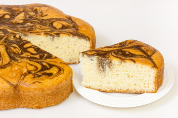 Marble Cake Slice
