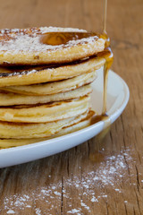 pfannkuchen mit sirup