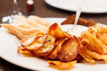 Appetizer in the bar