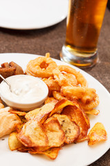 Appetizer in the bar