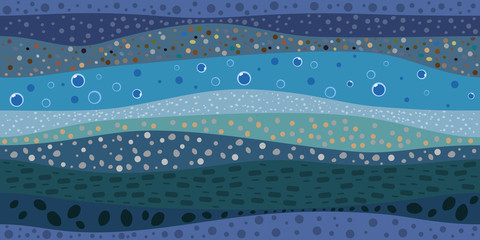 layers of the earth abstract background