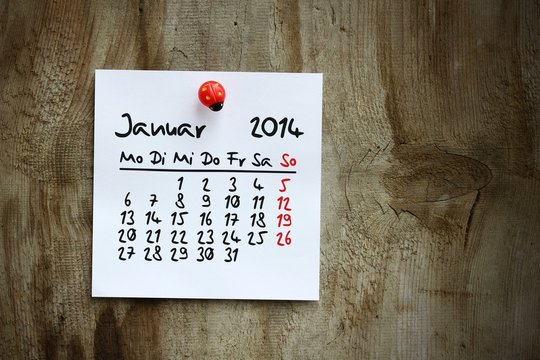 zettl-brettl kalenderblatt 2014 januar I
