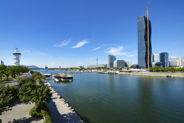 Naklejka premium Donau City Wien