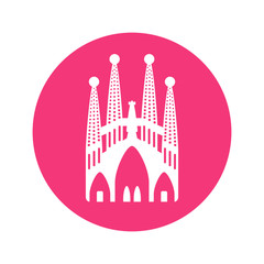 Obraz premium Sagrada Familia icon