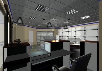 дизайн мини-маркета