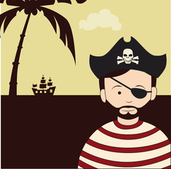 Plakaty  projekt pirata
