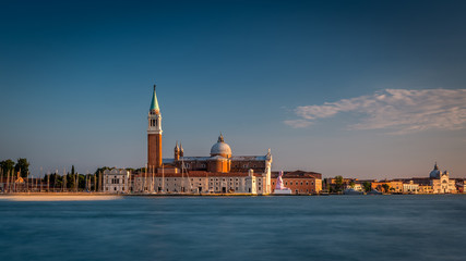 View of the San Giorgio Maggiore island in Venice, Italy