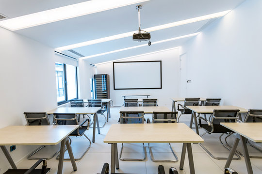 Interior Of Office Training Room