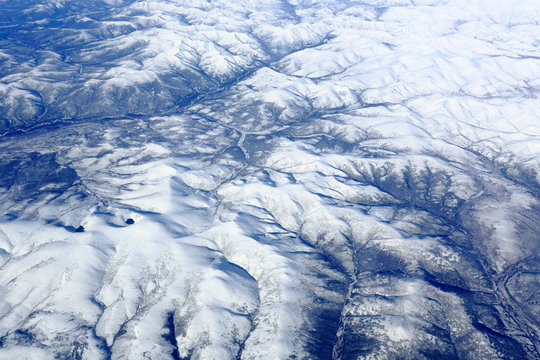 bird's eye view of the Siberia