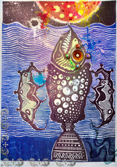 Psychedelic holy flying fish © Rosario Rizzo