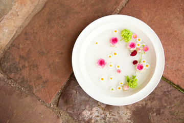 Spring flower decoration