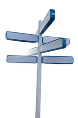 blank traffic signage