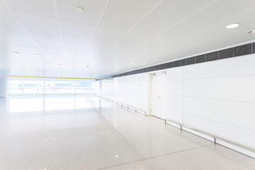 interior of airport waiting room