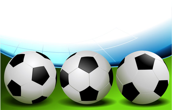 Football - three balls