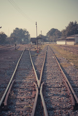 Fototapeta na wymiar Vintage Railroad