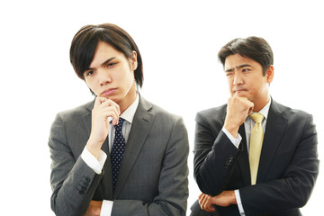 苦悩するビジネスマン