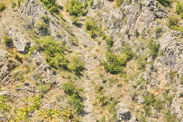 Dinaric karst and mountains in Croatia