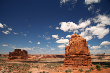 Fototapeta na wymiar Arches National Park in Utah, USA