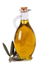 bottle of extra virgin olive oil bottled