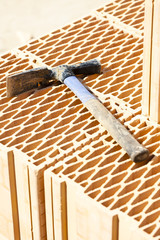 tool at construction site