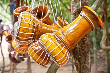 Cambodian drum musical instruments.