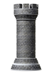 Brick Chess Castle Piece